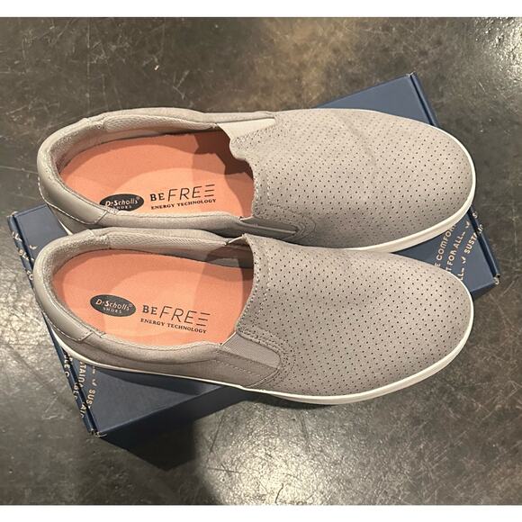 Dr. Scholls Shoes Women's Madison Slip On Fashion Sneaker 8.5 wide 8.5W Gray - Picture 2 of 6